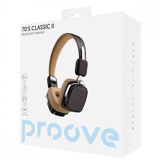 Бездротові навушники Proove 70's Classic II бежеві Львів