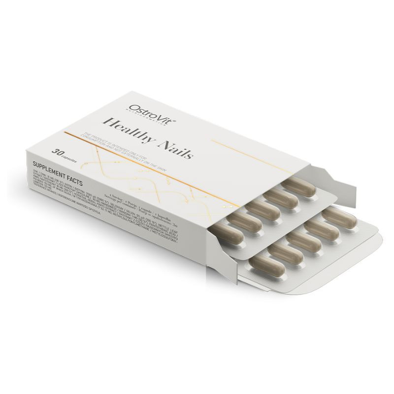 Вітамінно-мінеральний комплекс Ostrovit Healthy Nails 30 капсул Луцьк - фото 2