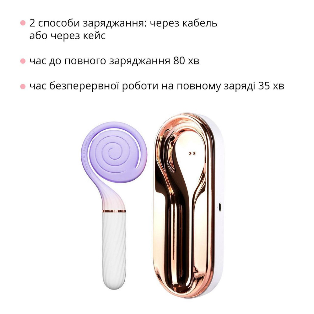 Пульсатор с вакуумной стимуляцией Otouch LOLLIPOP Purple Sex Aura Киев - изображение 5