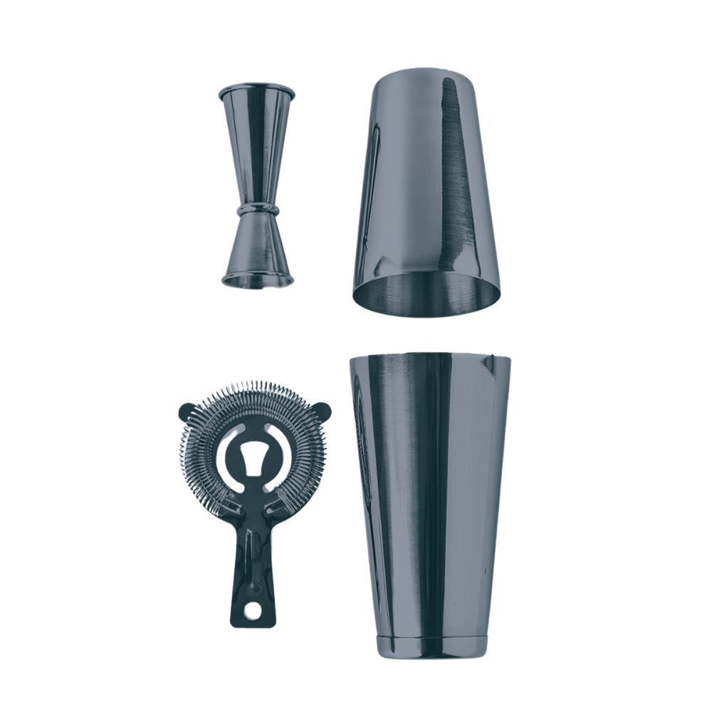 Комплект бармена для приготування коктейлів шейкер, джиггер, стрейнер. Подарунковий набір для бармена 3в1 Кам'янець-Подільський - фото 4