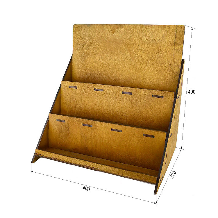 Подставка EKOSTAR под шоколад, коричневая 400*400*270 мм Киев - изображение 3