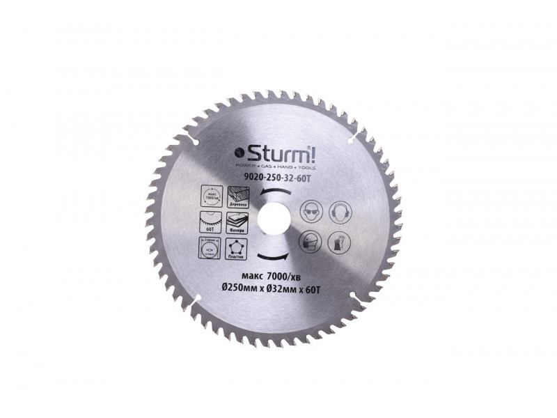 Диск пильный 305х25.4 мм 40 зубов по дереву Sturm 9020-305-25-40T (читать описание) Ровно - изображение 1