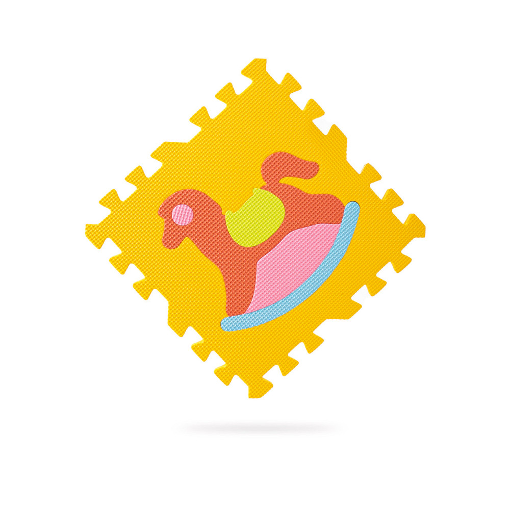 Дитячий килимок пазл з бортиками Toys 30x30 WCG EVA  - 25 частин, для дітей Київ - фото 4