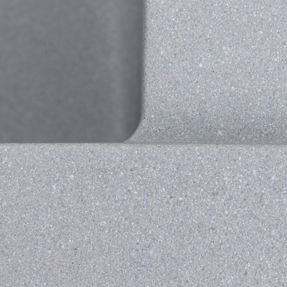 VALESO Гранітна мийка для кухні VALESO CASCADA 7050 матова Сірий металік Коломыя - изображение 6