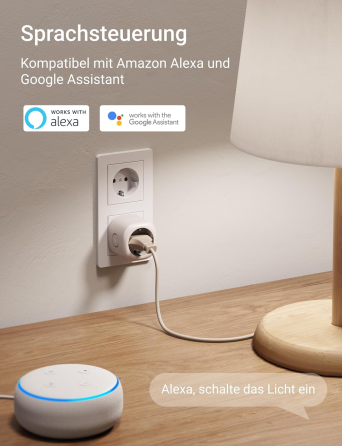 Умная Wi-Fi розетка Nooie Smart Plug 2 шт., контроль энергии, Alexa/Google Home, таймер, 2.4 ГГц, 250 В Киев