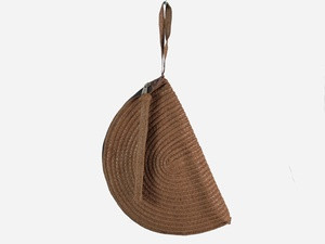 Сумка клатч із соломи коричнева Київ - фото 1