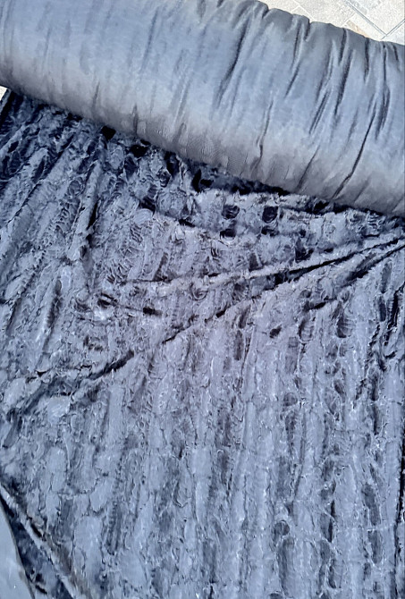 Тканина/опт/ хутро каракуль чорний — від 3 м Київ - фото 5