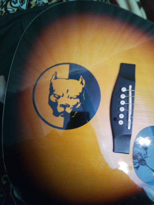 Наклейка на авто Питбуль Большая Чёрная Киев - изображение 7