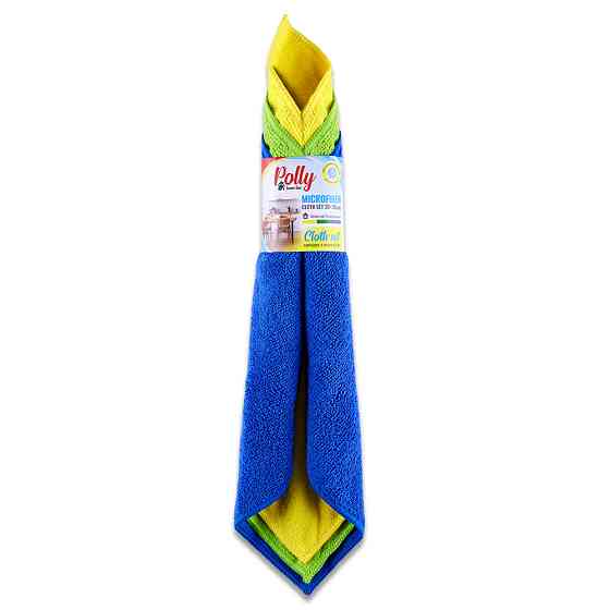 Набір ганчірок з мікрофібри Polly 30*30см 3шт Львів