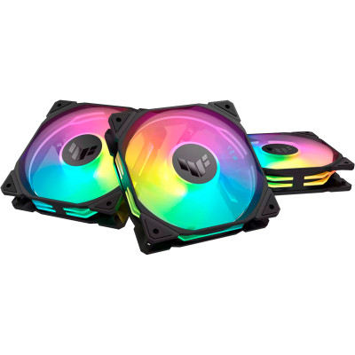 Кулер до корпусу ASUS TUF GAMING TR120 FAN ARGB BLACK 3IN1 (90DA0090-B09020) Вінниця - фото 1