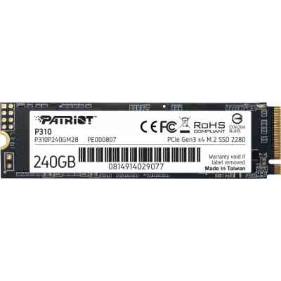 Накопитель SSD M.2 2280 240GB Patriot (P310P240GM28) Винница