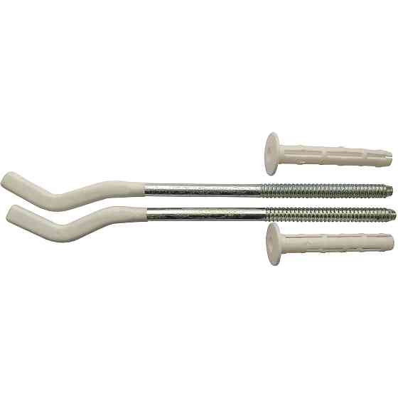 Комплект кронштейнів радіатора CRISTAL NS-1016 штирьковий прорезинений з дюбелем Ø9х245мм (2шт) Тернопіль