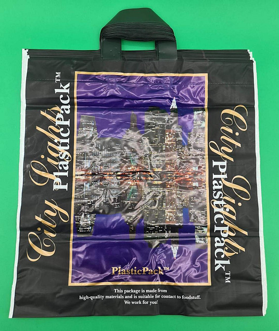 Пакет с петлевой ручкой (47*49) Нью-йорк Наксан (25 шт) Харьков - изображение 4