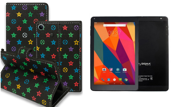 Книга-трансформер для планшета Sigma Mobile Tab A1015, Tab A1020, цвет Black Lyi Black Киев