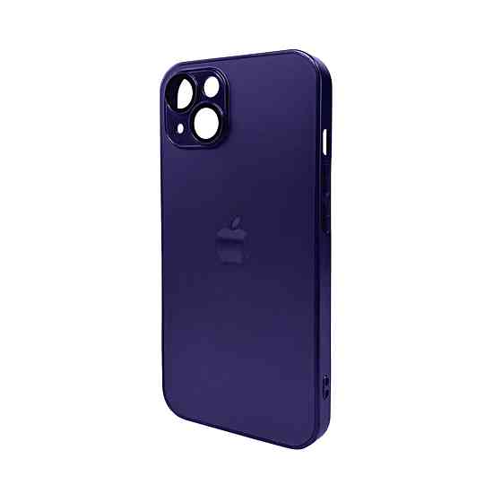 Чохол для смартфона AG Glass Matt Frame Color Logo for Apple iPhone 12 Deep Purple Київ