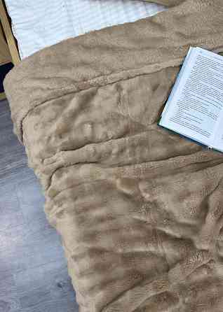 Плед-покривало 200х230 см (+-5см) "Soft Night" Бежевий (87-213) Київ