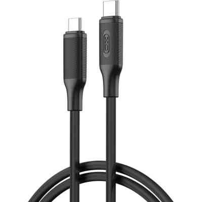 Дата кабель USB-C to USB-C NBQ265B-CC black XO (NB-Q265B-CC.black) Винница