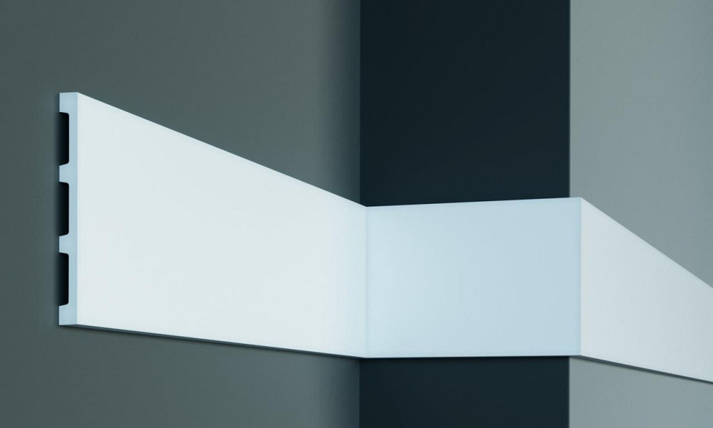 Плинтус полиуретановый гладкий Gaudi Decor CR 958 Днепр - изображение 1