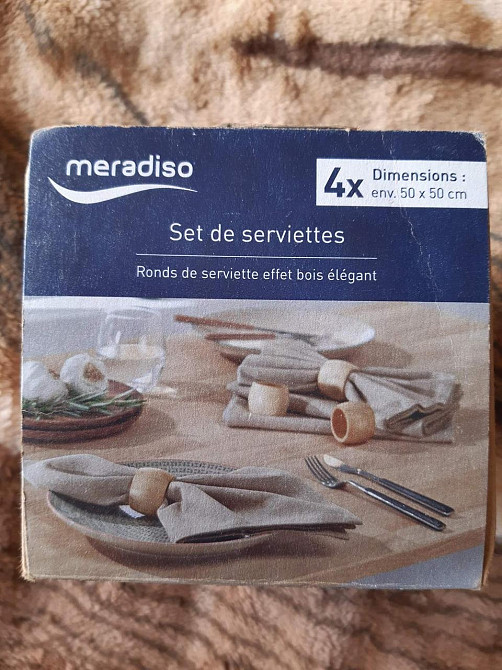 Салфетки Meradiso хлопок 50*50см - 4шт. Киев - изображение 2