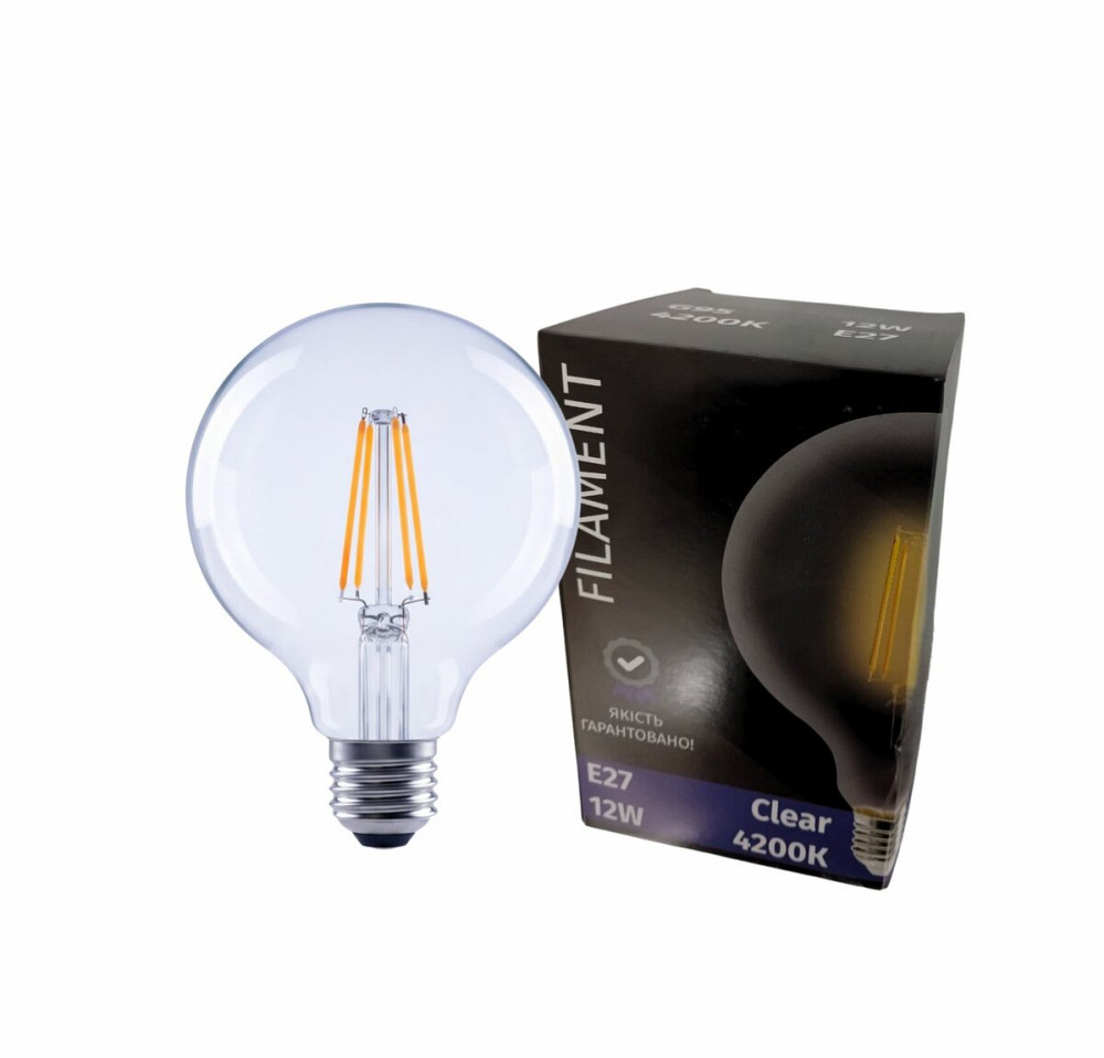 Лампочка LED Siriusstar Filament 12W G95-4200K-E27 Коломия - фото 1