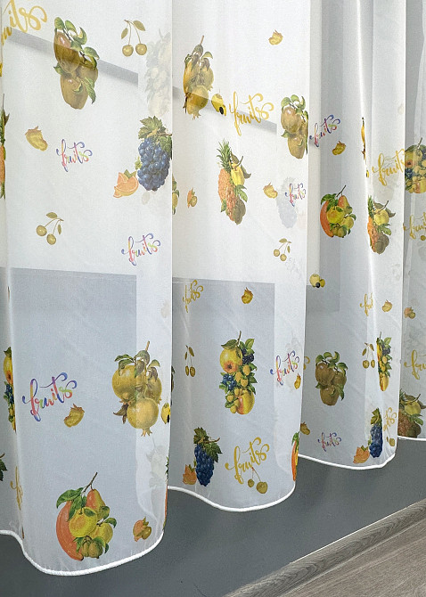 Кухонная арка VR-Textil № 1756т шифон разноцветный 300х170 см (53-0054) Киев - изображение 6