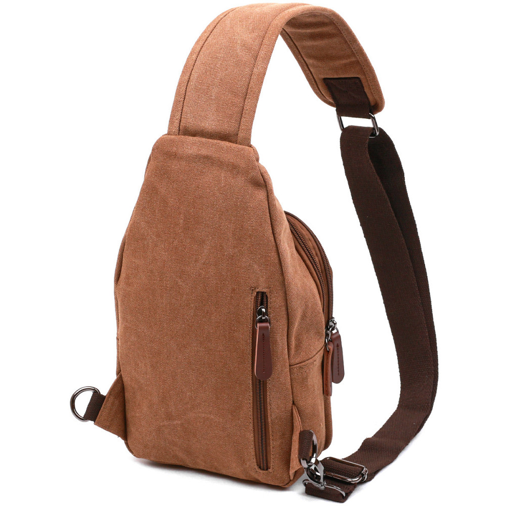 Практична чоловіча сумка через плече Vintage 20389 Коричневий Київ - фото 7