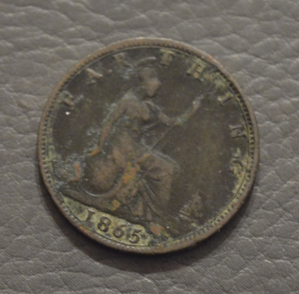 Великобританія. 1 Фартінг 1865г. (АМ) Полтава - фото 1