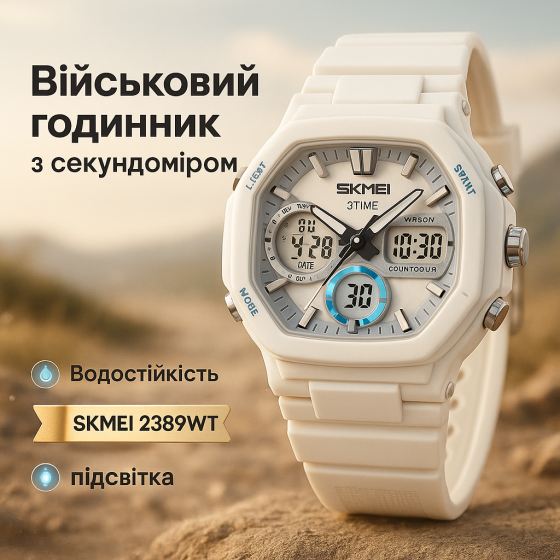 Мужские спортивные часы с гарантией SKMEI, Часы для туризма для военных и отдыха TC-61 Львов