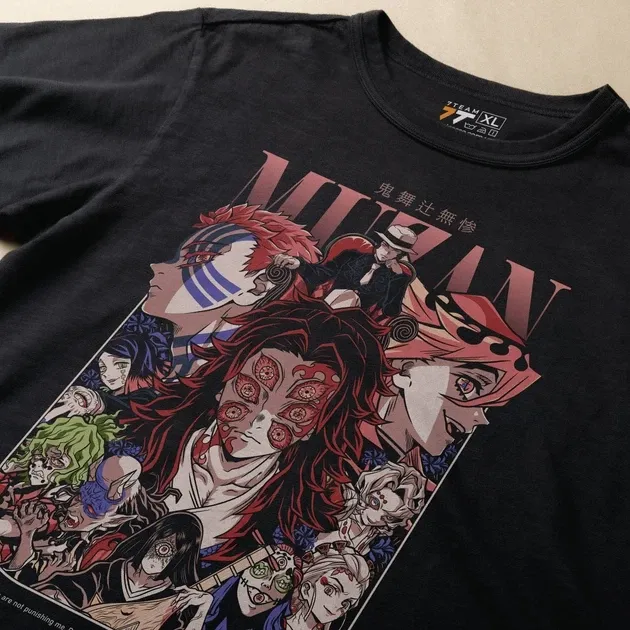 Футболка чоловіча з  принтом Клинок Рассекающий Демонов Музан 2 Розмір 48 Дніпро - фото 4
