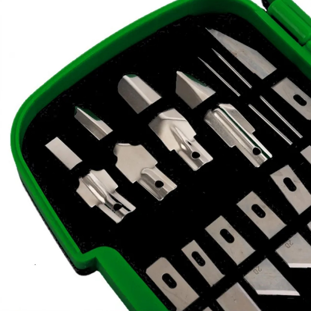 Набір ножів для різьблення по дереву (30 предметів) у чохлі. SBR Київ - фото 5