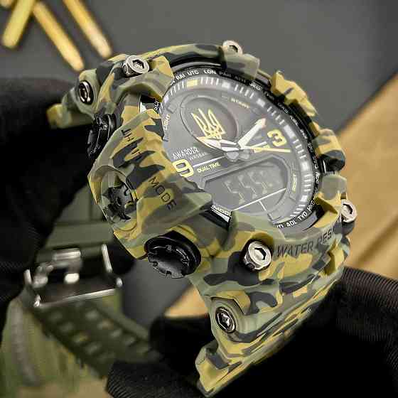 Awarder 001 Тризуб золото Camo Green Киев
