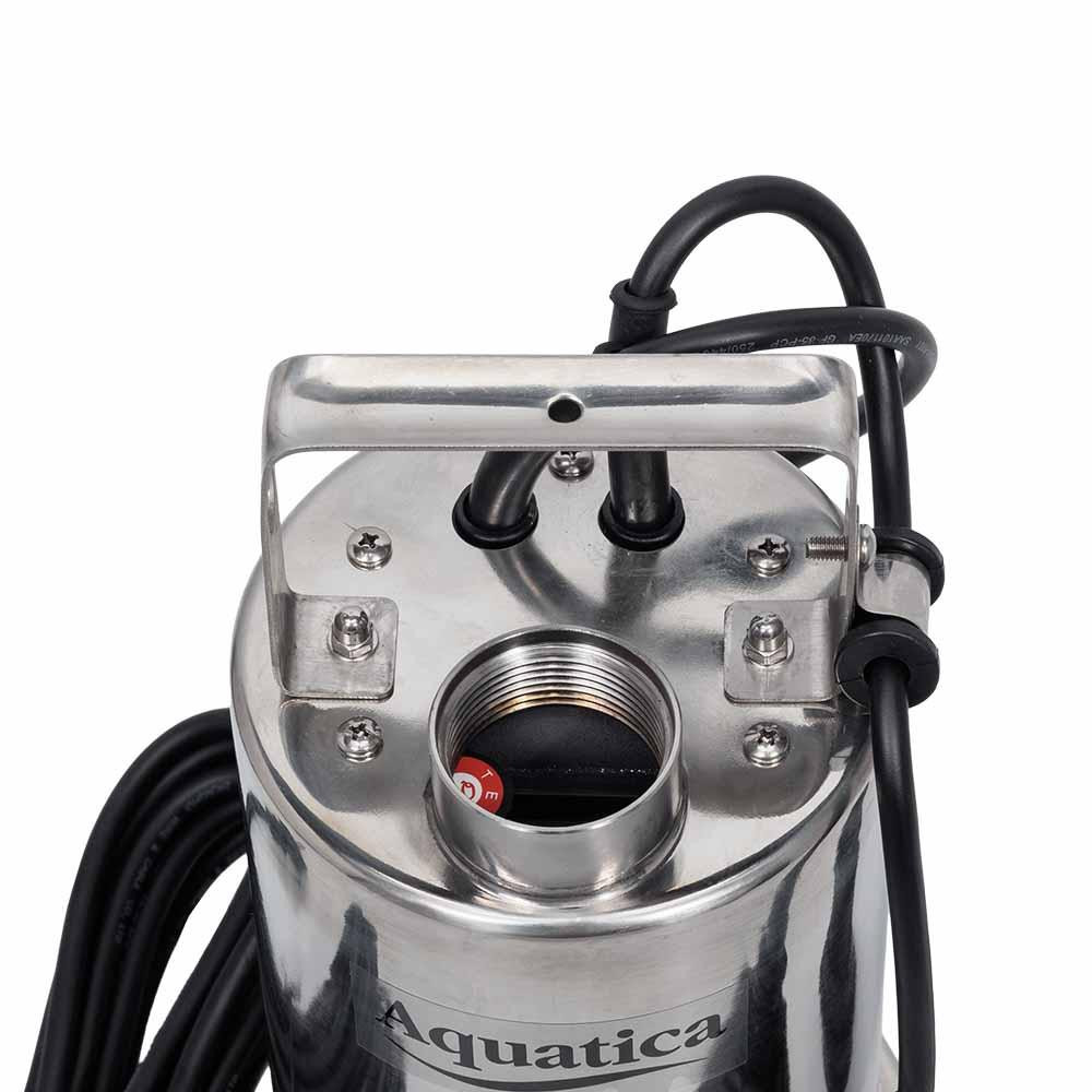 Насос дренажный садовый 0.75кВт Hmax 8м Qmax 180л/мин (часто до 5мм, нерж) AQUATICA (773055) Ровно - изображение 4