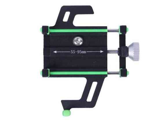 Держатель телефона HFCM-19  (крепление на руль), алюминий, зеленый Мукачево