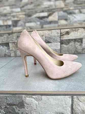 Nivelle Туфлі жіночі NIVELLE пудра натуральна замша каблук 11см 36р 38р (1740/10502-10512) Коломия