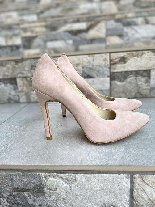 Nivelle Туфлі жіночі NIVELLE пудра натуральна замша каблук 11см 36р 38р (1740/10502-10512) Коломия - фото 2
