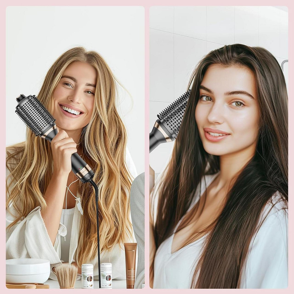 Фен-щітка з повітряним гребінцем електросушарка Escova Cabelo, фен-фен Escova та засіб для об’єму волосся, щітка з гарячим повітря Київ - фото 8