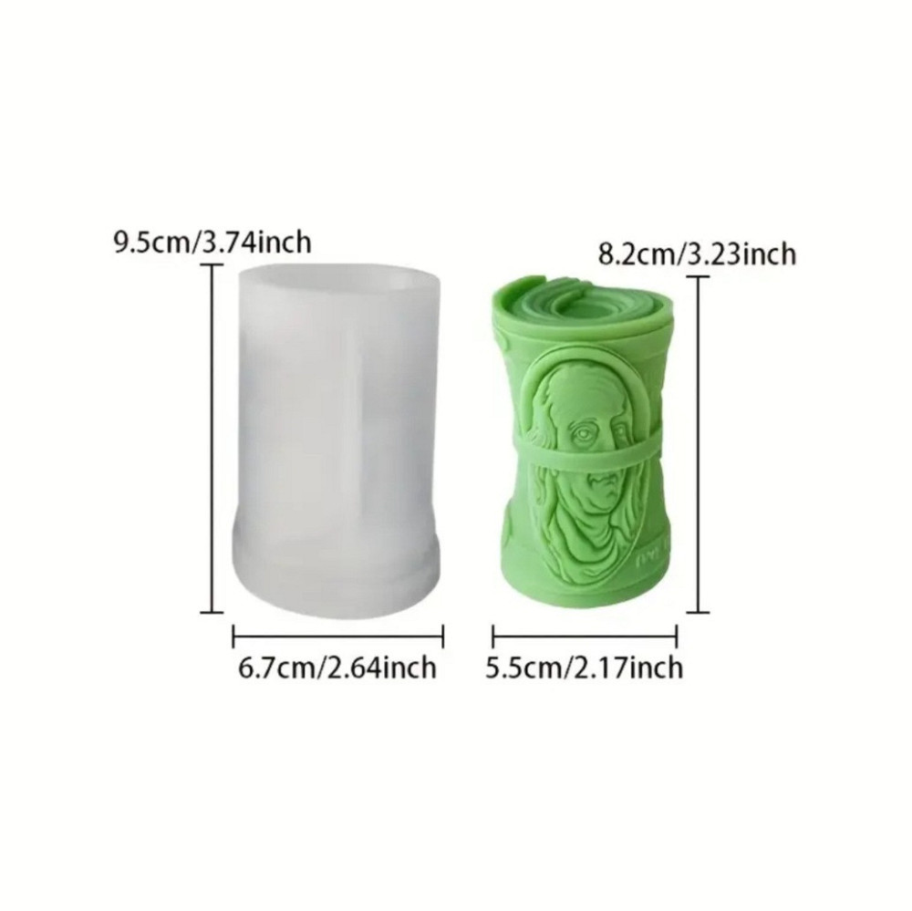 Молд силиконовый Доллары 95 на 67 мм серый Киев - изображение 2