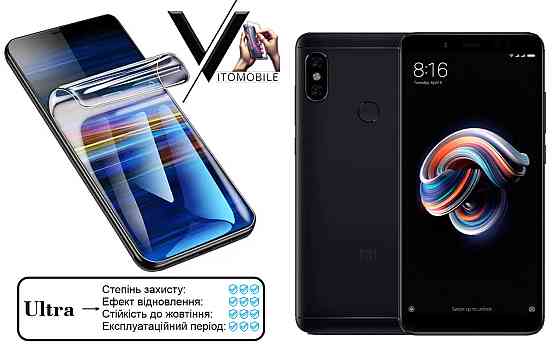 Поліуретанова плівка Ultra для Xiaomi Redmi Note 5, Redmi Note 5 Pro – мінімальна товщина, максимальний захист! Київ