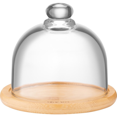 Блюдо Ardesto зі скляною кришкою 12 см (AR2612BD) Винница - изображение 2