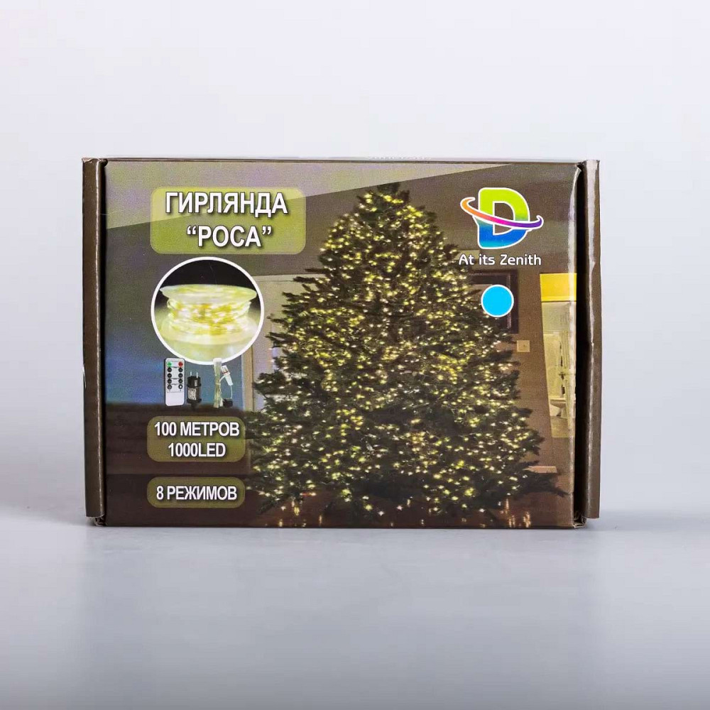 Garlando Гірлянда роса на пульті 100 метрів на 1000 led світлодіодів крапля на білому дроті син Коломыя - изображение 6