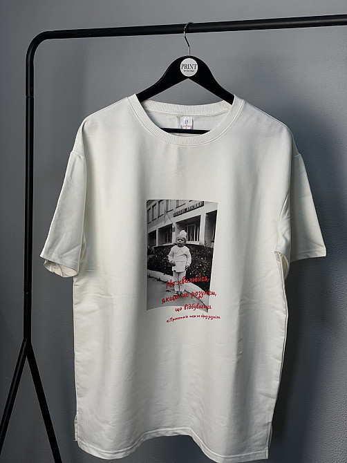 Футболка з фото дитинства та індивідуальним написом Чернівці - фото 3