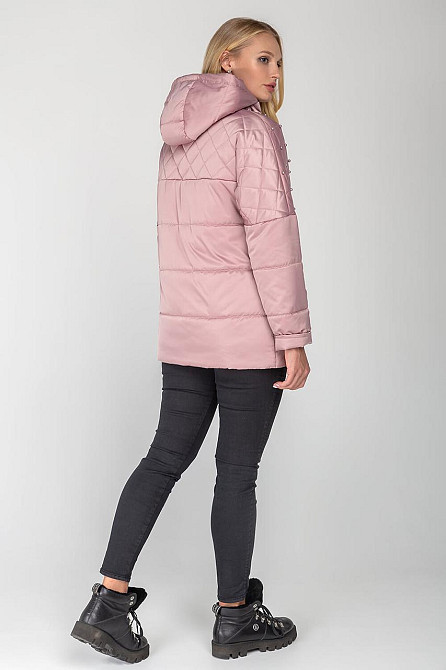 КУРТКА ДЕМІСЕЗОННА ЖІНОЧНА БУСИНКА, 46-54 Р Київ - фото 2