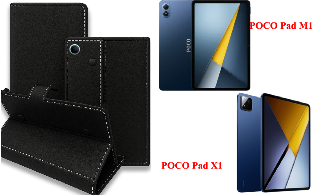 Книжка-трансформер для планшета POCO Pad M1, POCO Pad X1, колір Black Київ - фото 1