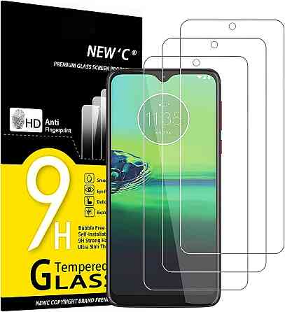 Захисне скло NEW'C Motorola Moto G8 Play прозоре 2 шт загартоване 0.33 мм 9H без бульбашок Київ