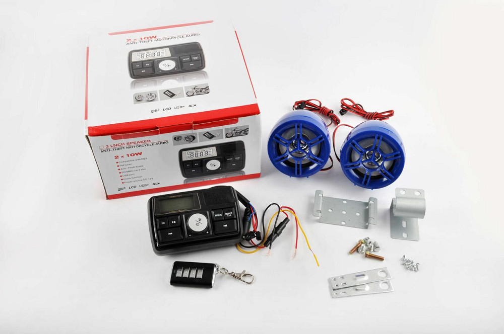 Аудиосистема 2.0 mod:978 (3, синие, сигнализация, МР3//USB/SD, ПДК, ЖК дисплей) Мукачево - изображение 1