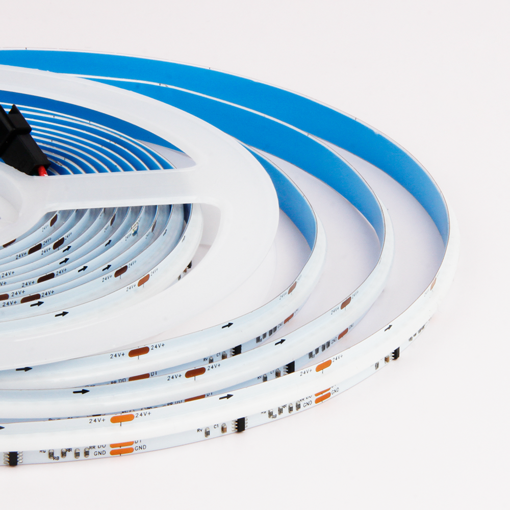 Milight SPI Світлодіодна адресна стрічка RGB "бігуча хвиля", 10 мм, COB 784LED Mi-light. Київ - фото 1