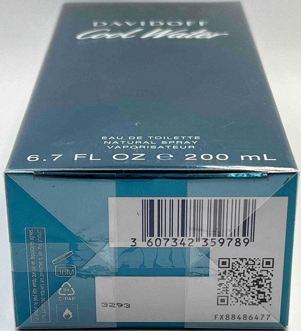Парфюмерия: Davidoff Cool Water edt 200ml. Оригинал! Киев - изображение 2