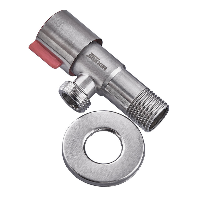 Кран для подключения сантехприборов Mixxus VAL-02-1/2x1/2 с нерж.ст. SUS304 (крас.)(УП.БЛИСТЕР) (MI6118) Киев - изображение 2