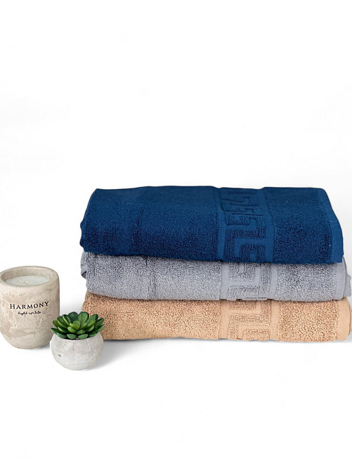 Банное махровое полотенце Ideal Textile Versace 70х140 см 500 г/м2 (56860423) Черновцы - изображение 3