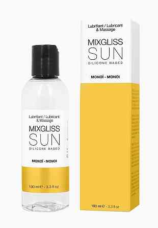 Лубрикант на силіконовій основі MixGliss SUN MONOI (100 мл) з ароматом олії моноі Sex Aura Київ